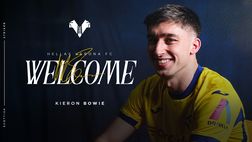 Ufficiale, Kieron Bowie è del Verona. Contratto fino al 2030 per lo scozzese