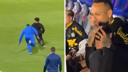 Neymar, uno steward e un ragazzino: il curioso avvenimento | VIDEO