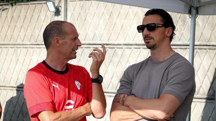 AC Milan, Massimiliano Allegri e Zlatan Ibrahimovic