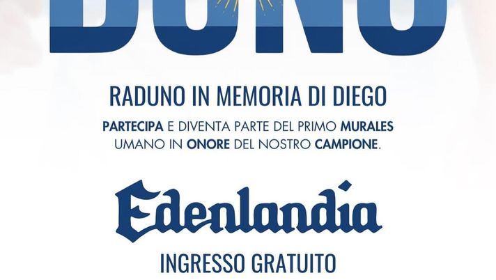 “Maraduno”, l’omaggio a Diego nell’anniversario della morte: l’iniziativa - immagine 1