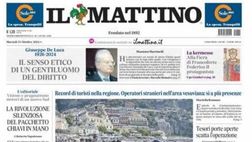PRIMA PAGINA IL MATTINO OGGI: “ItalNapoli”