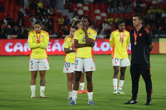 QUITO, ECUADOR - AUGUST 2: Valerin Loboa of Colombia reacts after the CONMEBOL Copa America Femenina 2025 Final match between Colombia and Brazil at Rodrigo Paz Delgado Stadium on August 2, 2025 in Quito, Ecuador. (Photo by Franklin Jacome/Getty Images) brasile-vince-copa-america-femminile-2025-colombia-quito-marta-rigori-ecuador