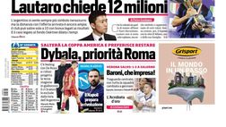 EDICOLA / CdS: Lautaro chiede 12 mln per il rinnovo. L’Inter arriva a 10 con i bonus
