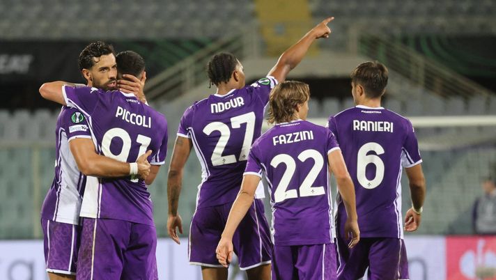 GERMOGLI PH: 2 OTTOBRE 2025 FIRENZE STADIO ARTEMIO FRANCHI CONFERENCE LEAGUE FIORENTINA VS SIGMA GOL ESULTANZA NDOUR CorSport: “Pioli sceglie la continuità. Possibile stessa formazione di Pisa” - immagine 1