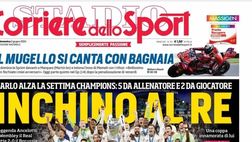 PRIMA PAGINA CORRIERE DELLO SPORT OGGI: “Conte-Napoli, c’è il giorno”