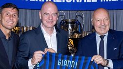 Infantino in sede Inter: “Mi hanno accolto dicendomi ‘benvenuto a casa’. Abbiamo parlato di…”
