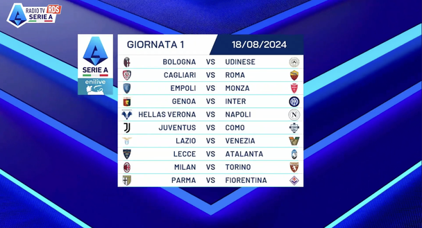 Ecco il calendario della nuova Serie A 2024-25, dalla 1a alla 38a: quando i derby e Juve-Napoli- immagine 2