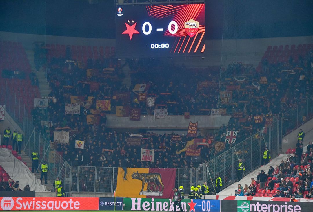 Slavia Praga-Roma 2-0 – FOTO GALLERY - immagine 32