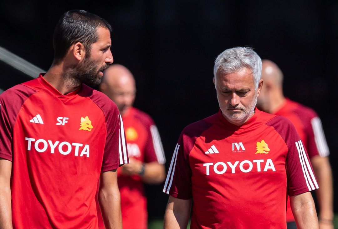 Roma, l’allenamento a tre giorni dall’esordio con la Salernitana – FOTO GALLERY - immagine 13