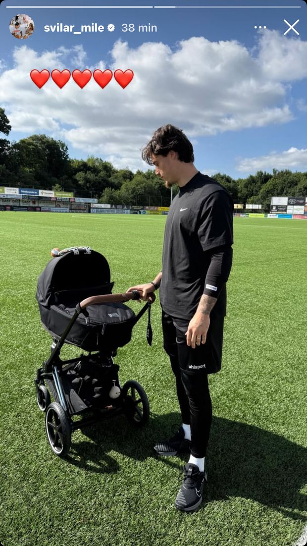 Svilar continua ad allenarsi e porta in campo il piccolo Lio-MIle – FOTO- immagine 2