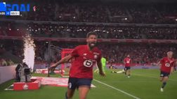 Ex Milan, Giroud protagonista nel recupero di Lille-Monaco: gol e rigore sbagliato per Oli