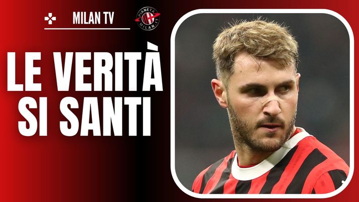 Santiago Giménez AC Milan Milan-Roma 3-1 Coppa Italia 2024-2025