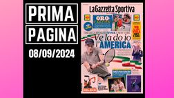 Prima pagina Gazzetta dello Sport: Italia ritrova il gioco con Tonali e Ricci