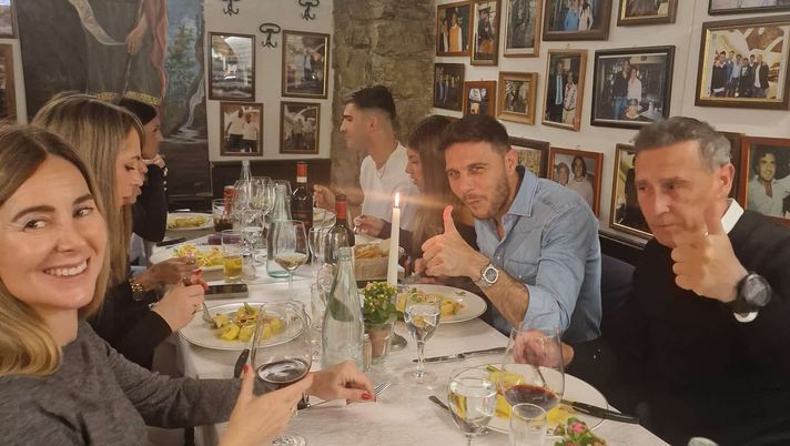 Joaquin a cena a Firenze