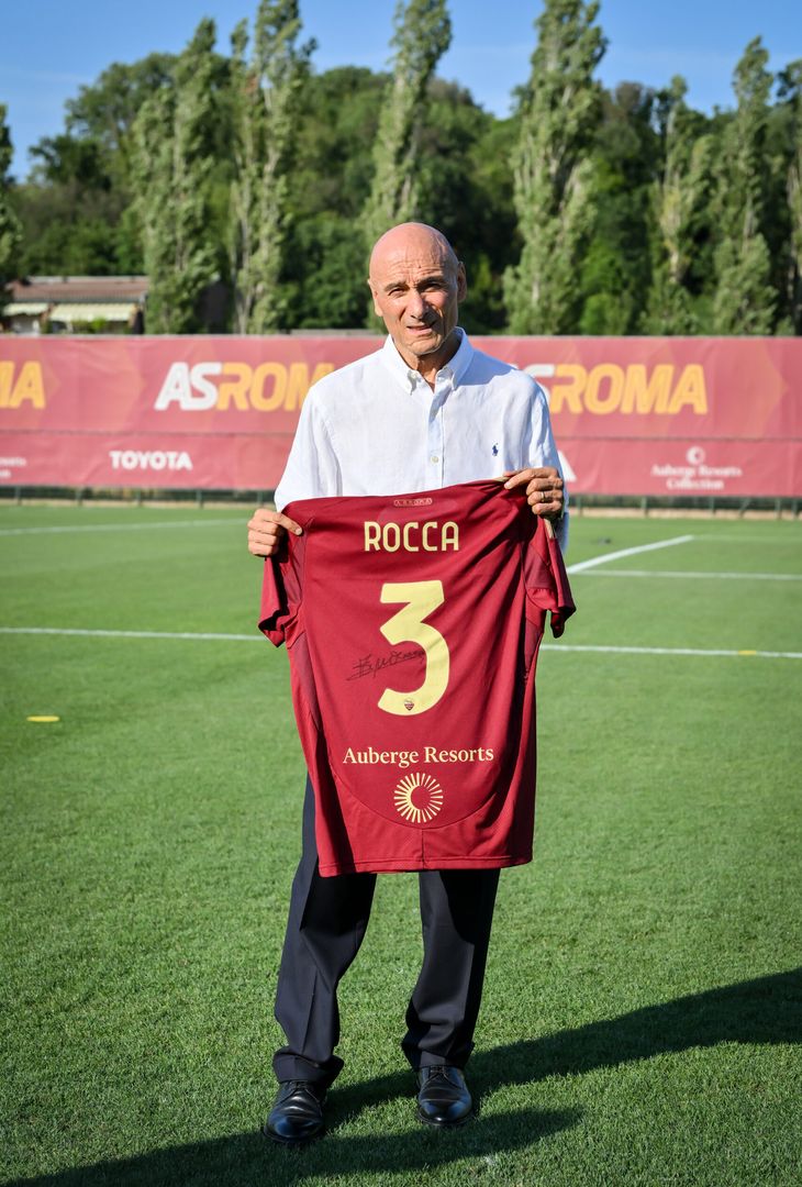 Roma, a Trigoria ritmo alto e la visita di Rocca – FOTO GALLERY - immagine 1