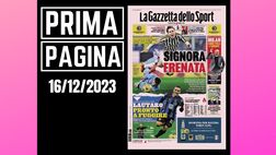 Prima pagina Gazzetta dello Sport: “Signora frenata”