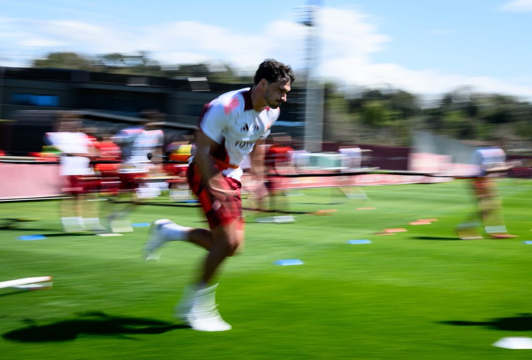 Verso Roma-Juventus: l’allenamento a Trigoria – FOTO GALLERY - immagine 7