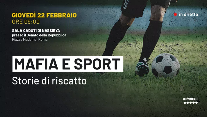 Editoria: giovedì presentazione al Senato del libro “Mafia e Sport. Storie di riscatto” - immagine 1