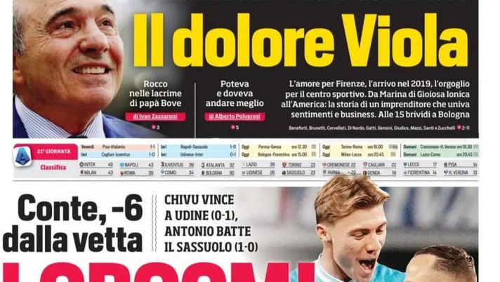 Prime pagine giornali sportivi oggi: il Napoli sui media- immagine 1