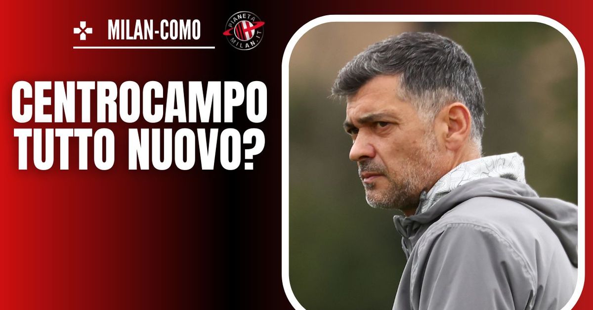 Milan Como, la probabile formazione rossonera: nuovo duo a centrocampo?