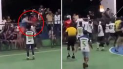 Rissa e sparatoria in campo: partita di futsal finisce nel caos (Video)