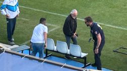 Manna (al telefono) e ADL assistono all’allenamento del Napoli – LA FOTOGALLERY