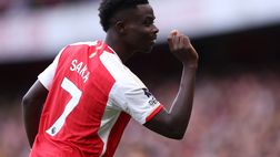 Arsenal-Tottenham, Saka segna e… trolla Maddison!