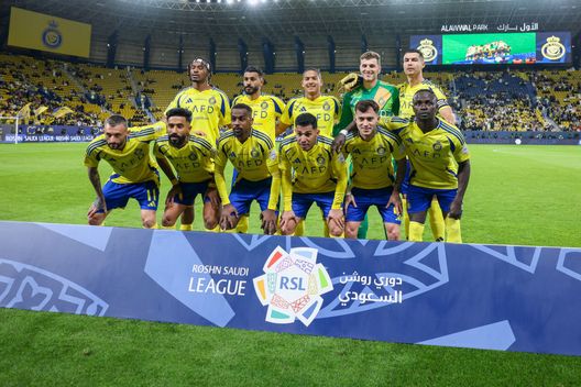L' Al-Nassr prima della gara (Foto di Abdullah Ahmed/Getty Images) Ex Milan, l'Al-Nassr di Pioli torna al successo: doppietta di CR7