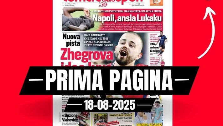 Prima pagina Corriere dello Sport: 'Milan, opzione Vlahovic'