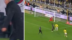 VIDEO / Fenerbahce, eurogol al volo di Dzeko: Mourinho si scatena