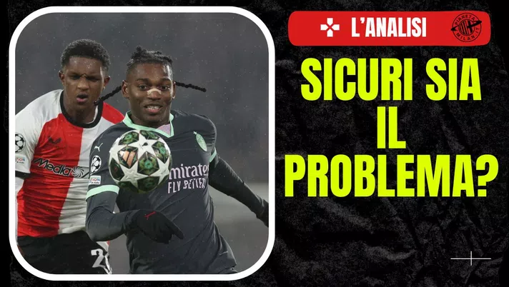 Rafael Leao AC Milan Feyenoord-Milan 1-0 Champions League 2024-2025