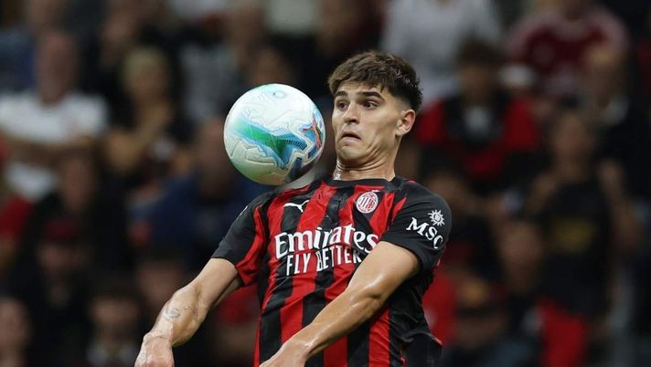 Davide Bartesaghi (difensore rossonero), qui durante Milan-Lecce 3-0 di Coppa Italia | (Getty Images) Milan-Lecce, Bartesaghi: 'Siamo solo all'inizio, fatto una grande gara'