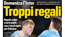 Prime pagine giornali sportivi oggi: il Napoli sui media