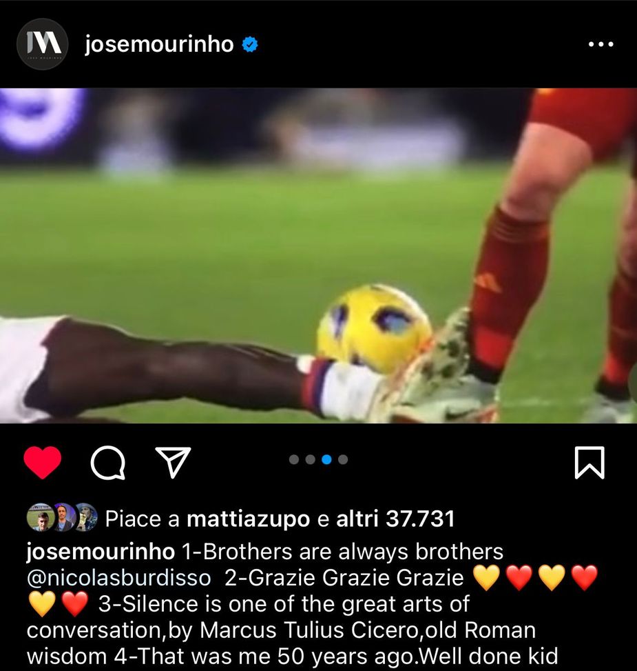 FOTO – Sentite Mourinho: “Il silenzio è una delle arti più grandi”- immagine 2