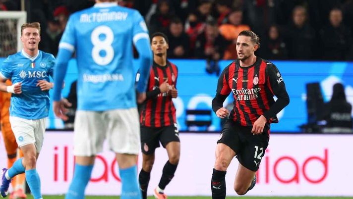 Napoli-Milan 1-0 (45'): imprecisi davanti, un errore letale dietro | Supercoppa Italiana