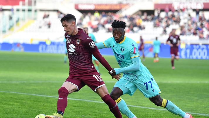 Torino-Verona 1-1, le statistiche: granata più precisi, ma tirano meno - immagine 1