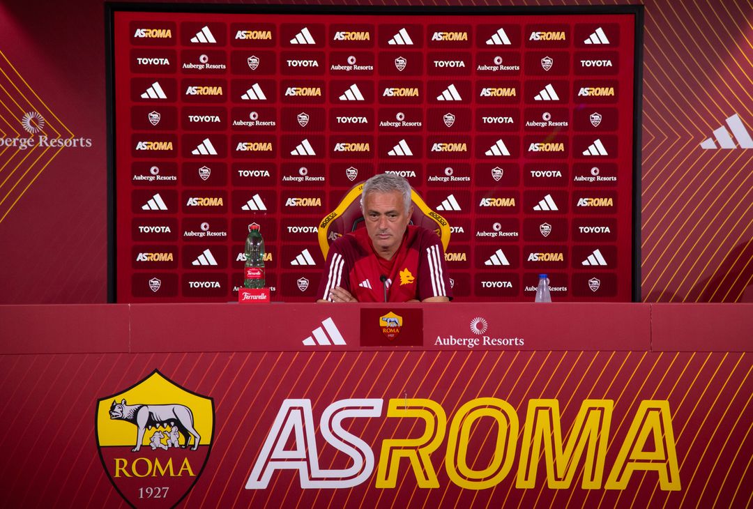 La conferenza stampa di Mourinho alla vigilia della Salernitana – FOTO GALLERY - immagine 20