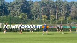 VIDEO FCIN1908 / Inter-Slavia: l’allenamento della vigilia. Occhi su Dimarco