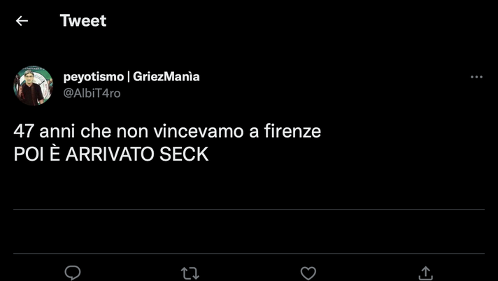 Fiorentina-Torino 0-1, le reazioni social: “E alla fine è arrivato Seck…” - immagine 1