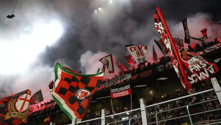 Curva Sud Milano AC Milan Milan-Salernitana 3-3 Serie A 2023-2024
