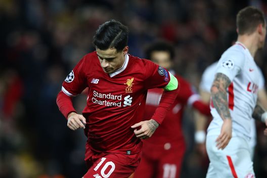 Coutinho in Liverpool Spartak