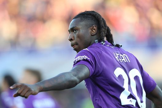 Moise Kean, attaccante della Fiorentina. (Foto di Gabriele Maltinti/Getty Images) Kean