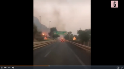 VIDEO Sicilia, emergenza incendi: fiamme sull’autostrada Palermo-Mazara del Vallo