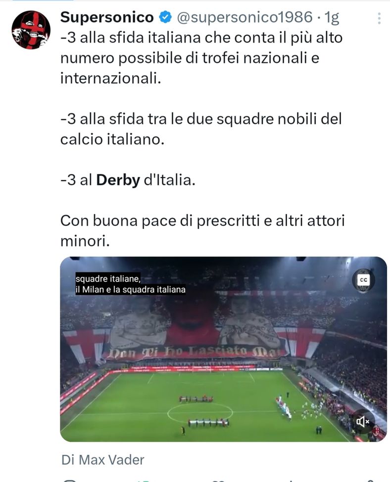 Social, i tifosi insistono: è Milan-Juve il vero derby d’Italia- immagine 3