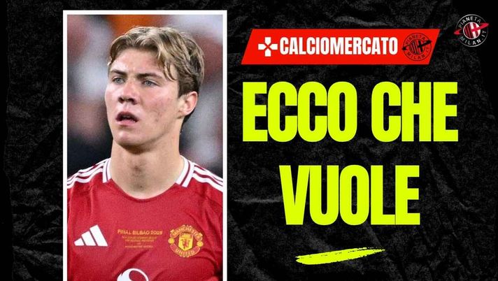 Calciomercato Milan, Moretto svela: 'Ecco la volontà di Hojlund'