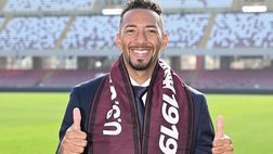 FOTO Boateng va alla Salernitana: lo sfottò di un tifoso ai cugini del Napoli