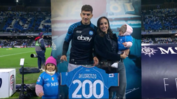 VIDEO Di Lorenzo posa con la sua famiglia per celebrare il premio in maglia azzurra