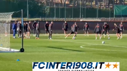 VIDEO FCIN1908 / Vigilia di Inter-Liverpool, nerazzurri impegnati nel torello