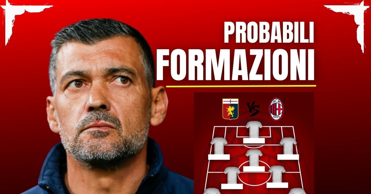 Genoa Milan, le probabili formazioni: la coraggiosa scelta di Conceicao Genoa Milan, le probabili formazioni: la coraggiosa scelta di Conceicao