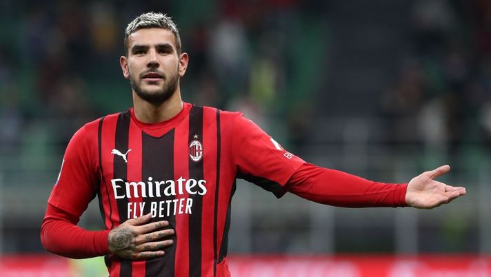 MILAN, ITALY - SEPTEMBER 22: Theo Hernandez of AC Milan celebrates his goal during the Serie A match between AC Milan and Venezia FC at Stadio Giuseppe Meazza on September 22, 2021 in Milan, Italy. (Photo by Marco Luzzani/Getty Images) Milan, i convocati per il Toro: tornano Kessie e Theo. Assenti Diaz e Ballo-Tourè - immagine 1